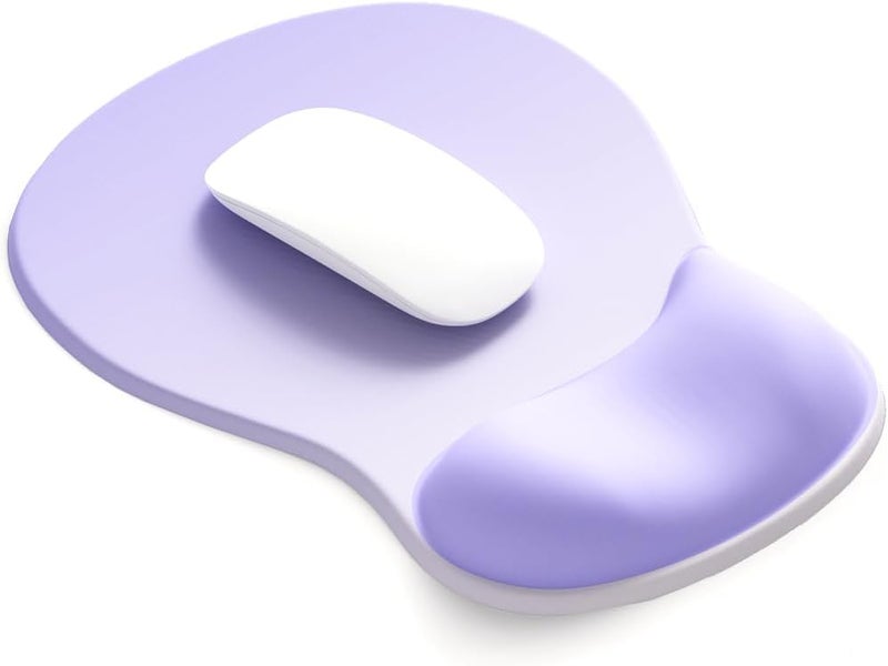 DemonChest ErgoComfort Gel Wrist Rest Mouse Pad-Ergonomic Office Mousepad with Wrist Support-Non-Slip, Design Desk Accessories Mat for Home&Game Decor (06Purple Ombre) - Image 1